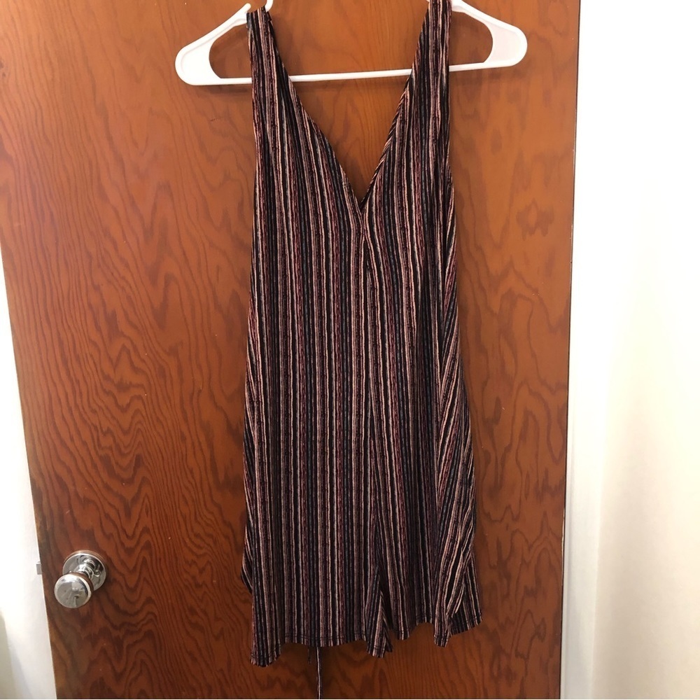 Bcbgeneration Pink Striped Multi-Colored Romper S… - image 4